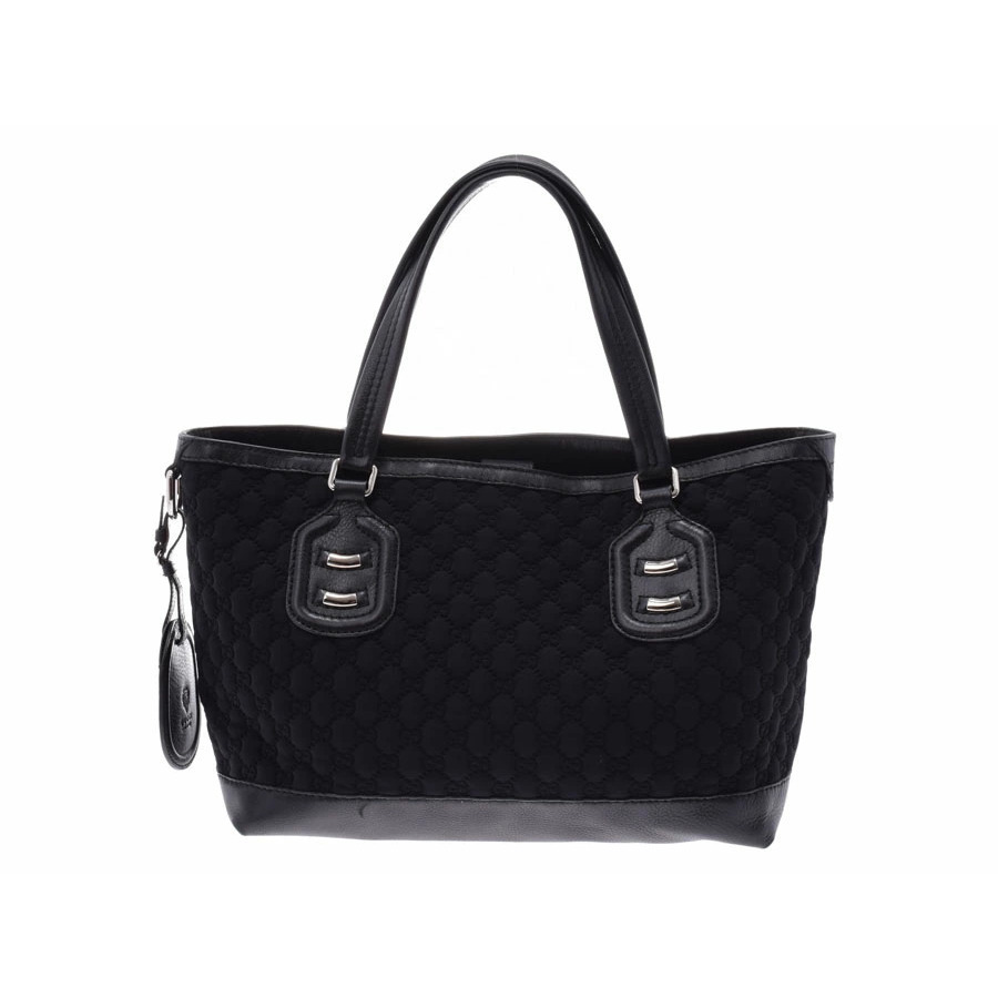 Gucci Gg Neoprene Techno Tag Tote Quilted Neoprene Black Gucci Gg Neoprene Techno Tag Tote Quilted Neoprene Black